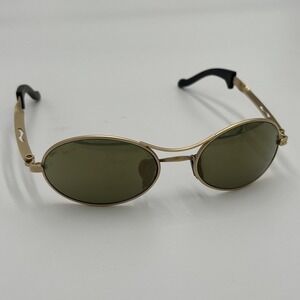 VTG B&L Ray-Ban W2177 Orbs Oval Sunglasses Mens Arista Matte Gold Made In USA 90